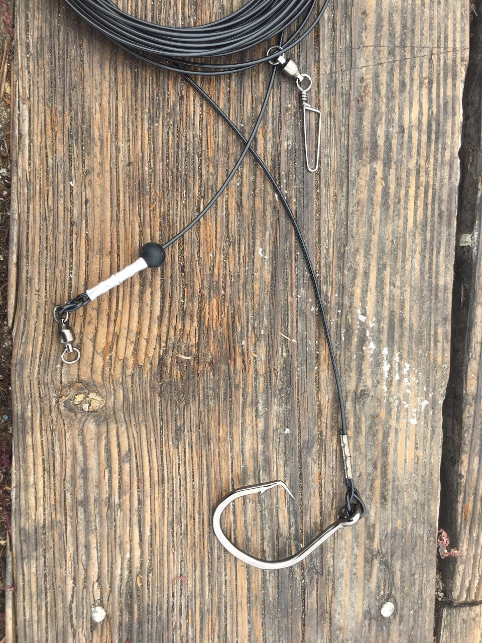 LBSF Shark Fishing Kayak / Drone Deployed Leader - 30' 600lb Mono and 12' 800lb Cable