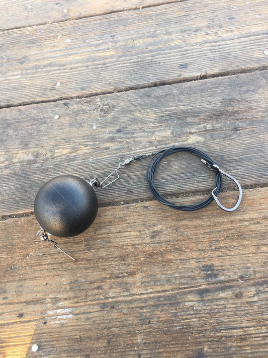 LBSF Shark Fishing Float Rig Kit (Kayak Deployed) - 60' 600lb Mono and 12' 800lb Cable