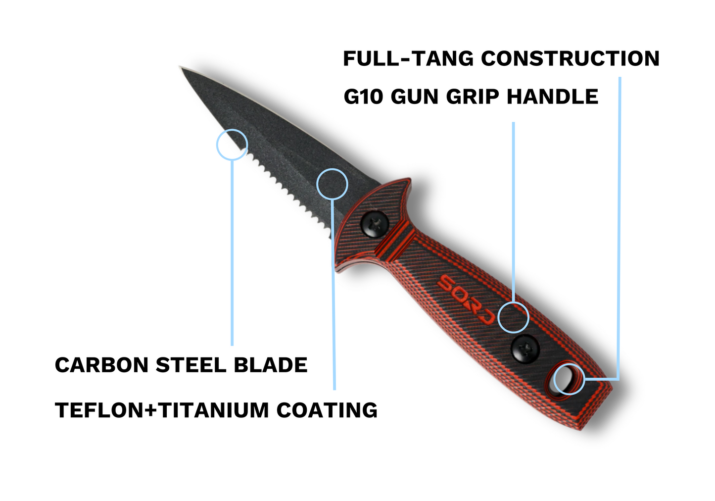 4" FREEDIVING KNIFE