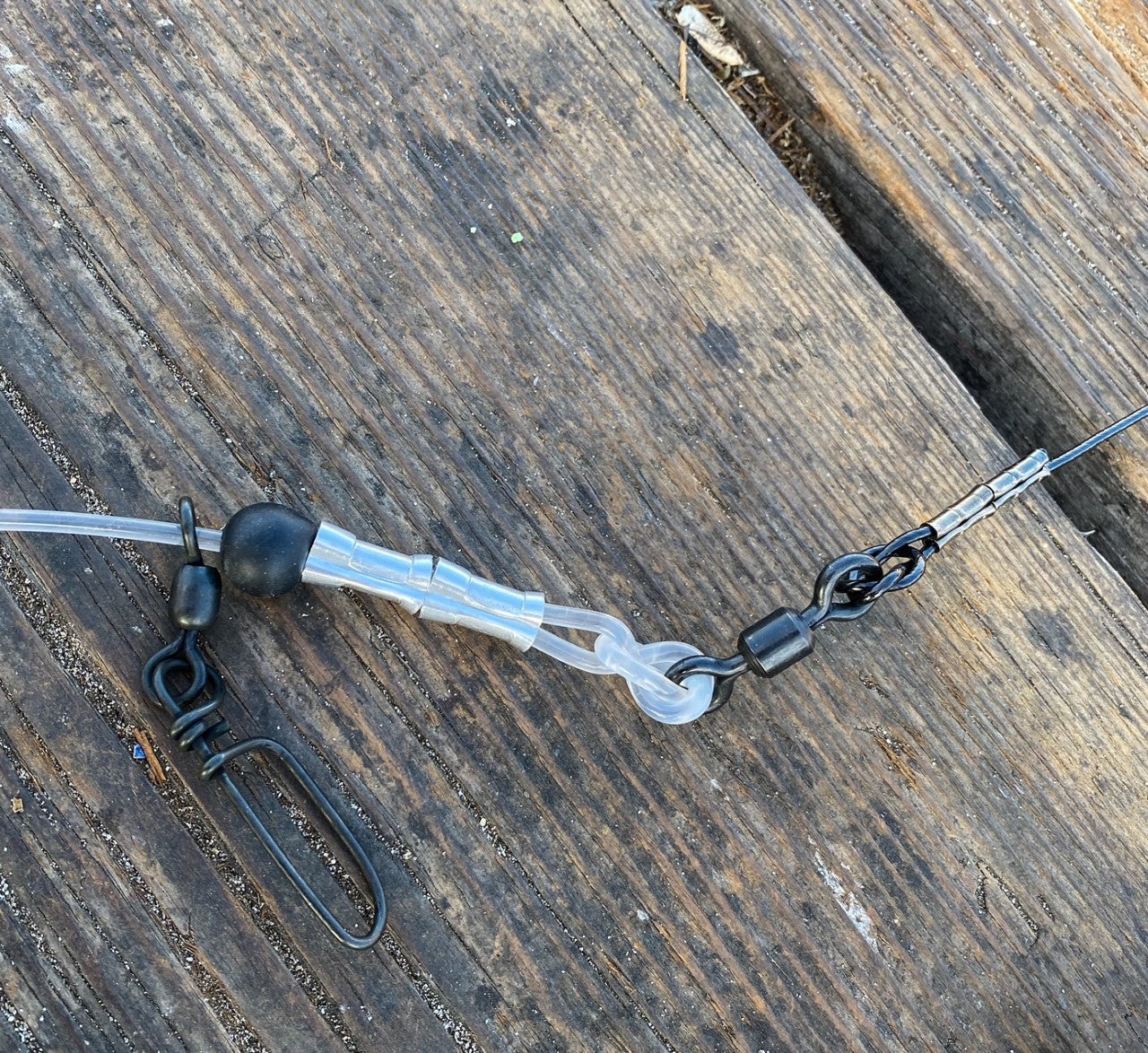 "The Basics" - LBSF Kayak / Drone Deployed Leader - 15' 600lb Mono and 6' 600lb Cable