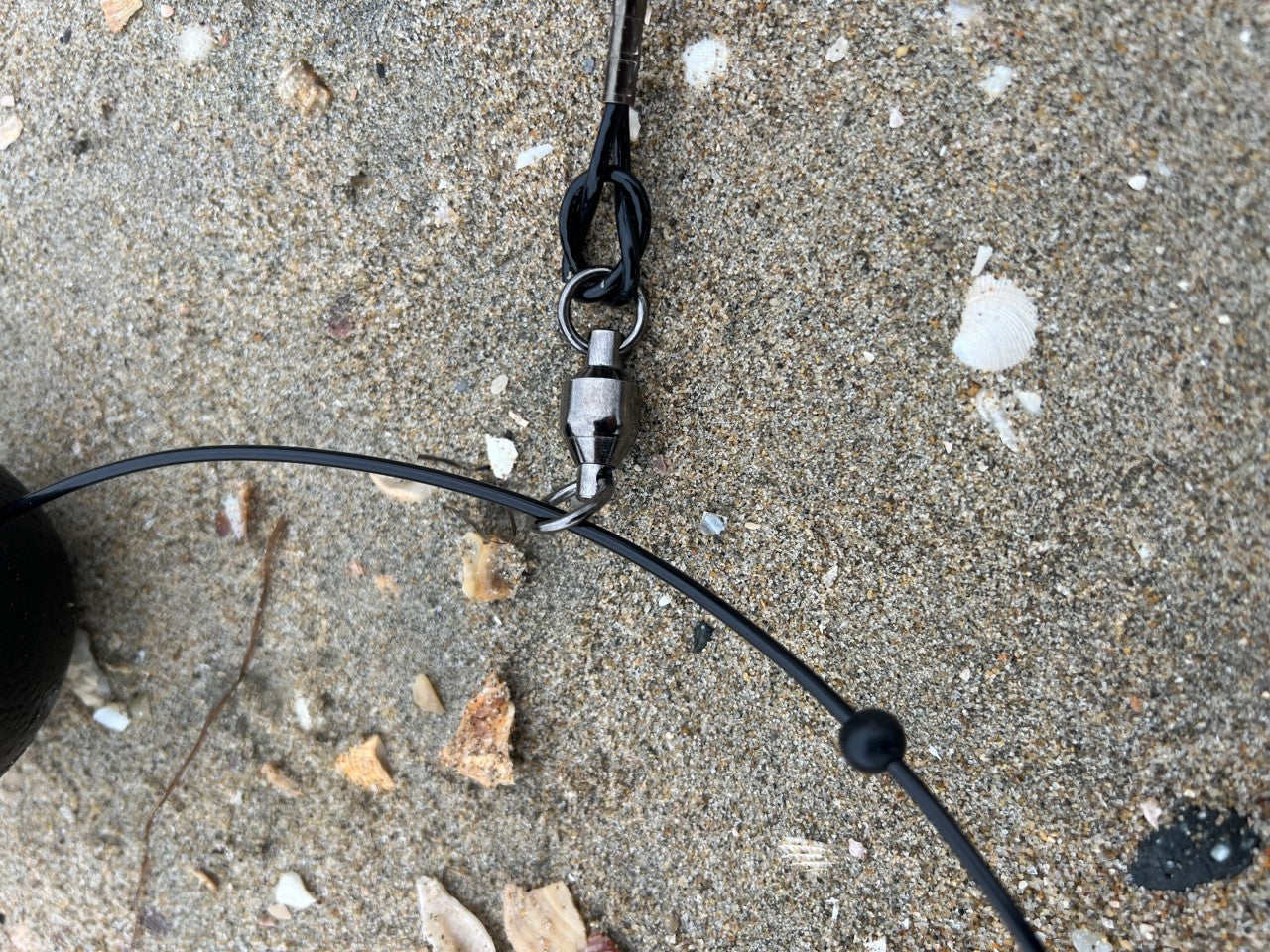 Drone Shark Fishing LBSF Float Rig - 40' 600lb Mono and 3' 800lb Cable