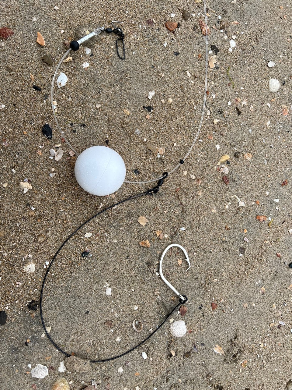 "The Basics" - Drone Shark Fishing LBSF Float Rig - 30' 600lb Mono and 3' 600lb Cable