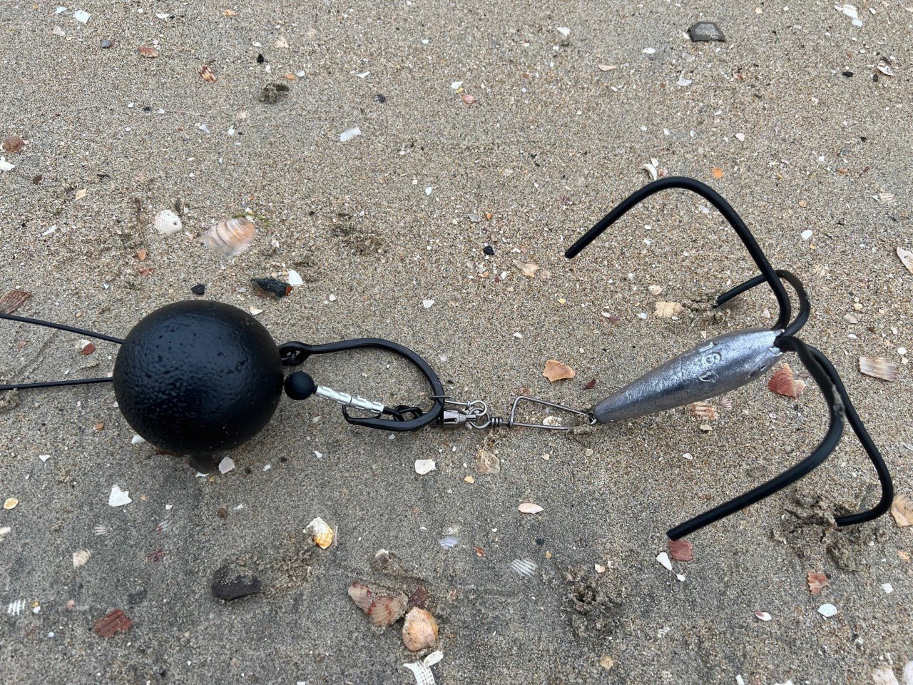 Drone Shark Fishing LBSF Float Rig - 40' 600lb Mono and 3' 800lb Cable