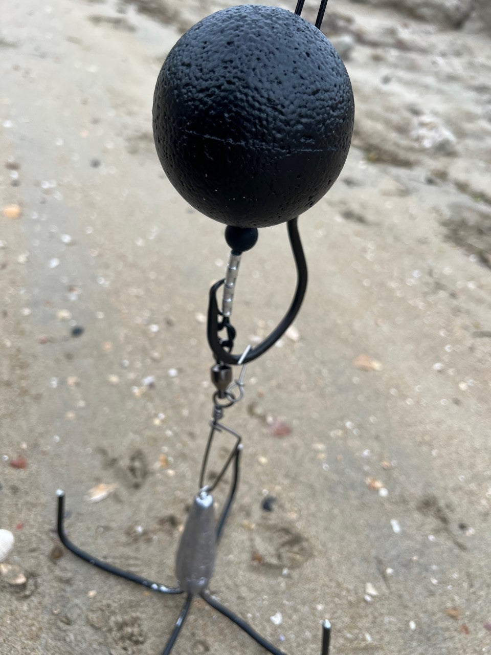 Drone Shark Fishing LBSF Float Rig - 40' 600lb Mono and 3' 800lb Cable
