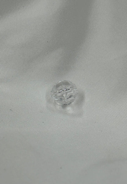 Crystal Transparent Faceted 8mm Beads