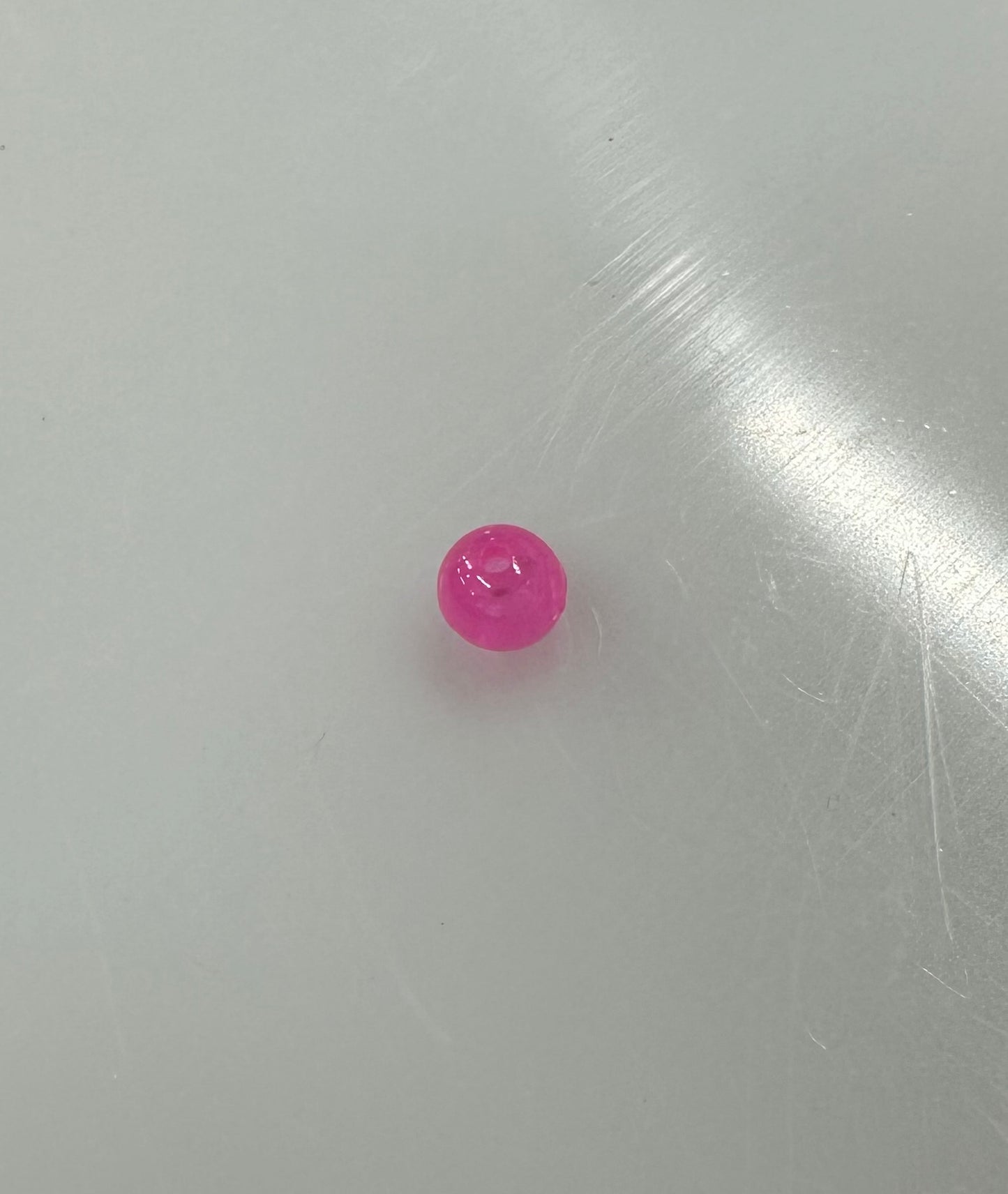 Pink GLOW 8mm Beads