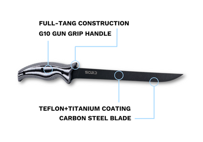 8" FILLET KNIFE - MEDIUM FLEX