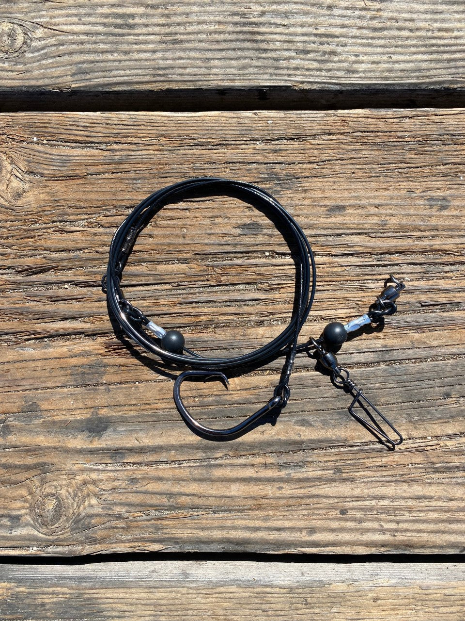 Shark Casting Rig (East Coast Style / Simplified) - 4' 600lb Mono and ...