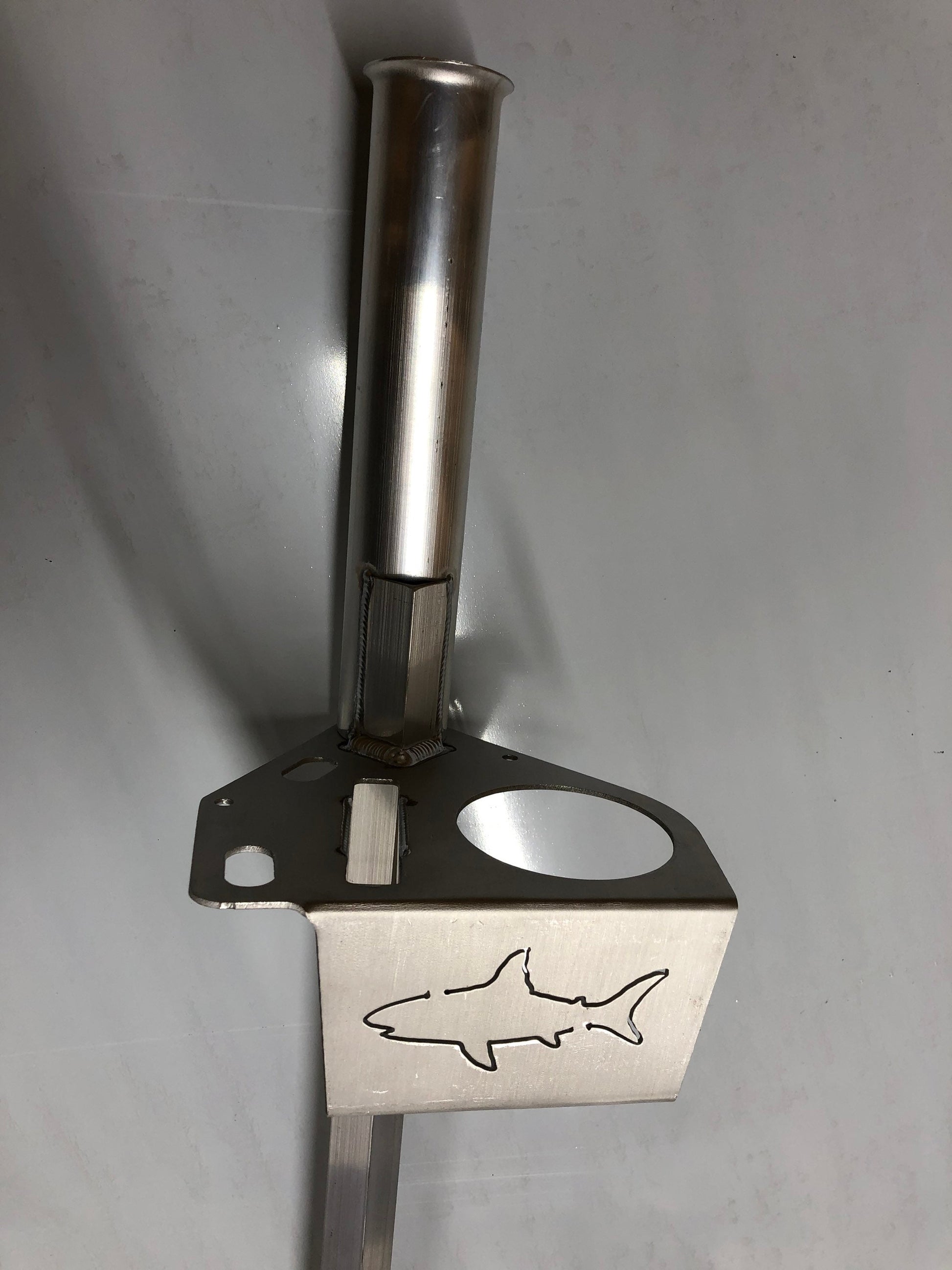 One Bass Fishing Rod Rack Metal Aluminum Alloy Portable Fishing Rod Holder  Fi