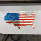 USA outline 1776 we the people flag