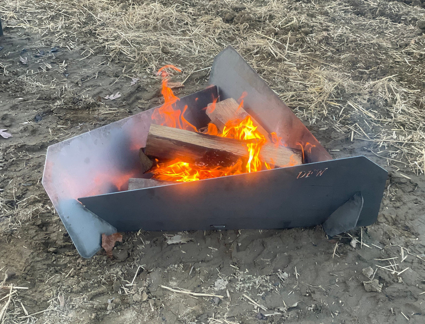 Triangular Flat Pack Fire Pit